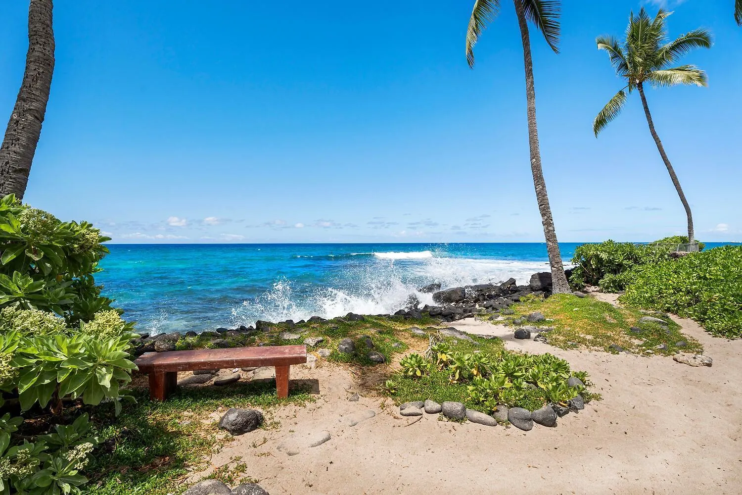 Exceptional Kona Reef Condo - Full Ac - Oceanfront - Walking Distance To Restaurants & Shops 凯路亚-科纳 美国